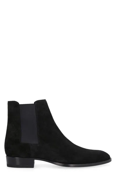 SAINT LAURENT SAINT LAURENT WYATT 30 SUEDE CHELSEA BOOTS