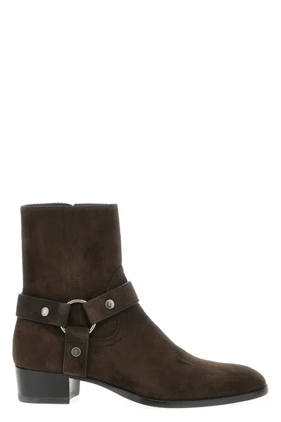 SAINT LAURENT SAINT LAURENT 'WYATT' ANKLE BOOTS