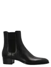 Saint Laurent Men's Wyatt 40 Leather Chelsea Boots