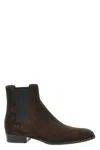 Saint Laurent Wyatt Block Heel Chelsea Boots