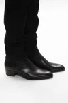 Saint Laurent 'wyatt' Chelsea Boots In Black