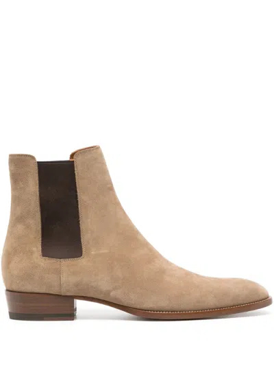 SAINT LAURENT WYATT CHELSEA BOOTS