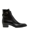 Saint Laurent Wyatt 30 Boot In Black