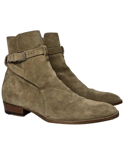 Saint Laurent Wyatt Suede Boot