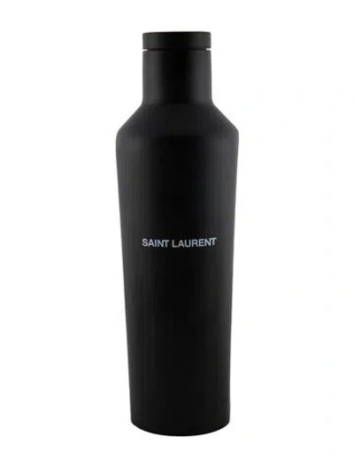 Pre-owned Saint Laurent X Corkcicle Matte Finish Canteen In Black