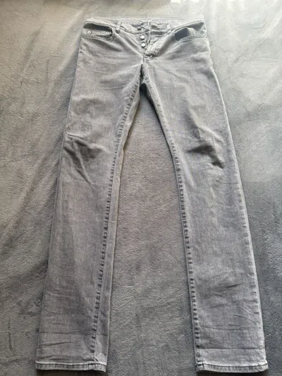Pre-owned Saint Laurent X Hedi Slimane Jeans Size 30 In Gray