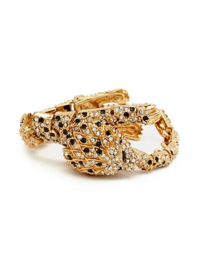 Pre-owned Saint Laurent X Hedi Slimane Leopard-motif Bracelet