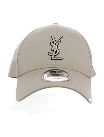 Pre-owned Saint Laurent X New Era Cassandre Cap In Neutral