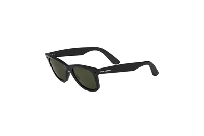 Pre-owned Saint Laurent X Ray-ban Wayfarer Sunglasses Black