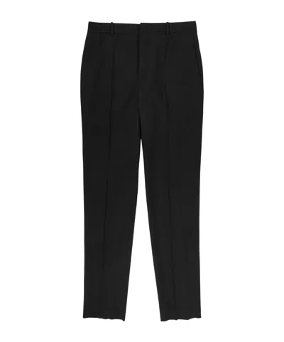 Saint Laurent Xishen Formal Trousers In Black