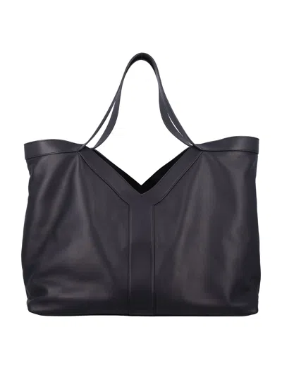 Saint Laurent Y Large Tote In Orange