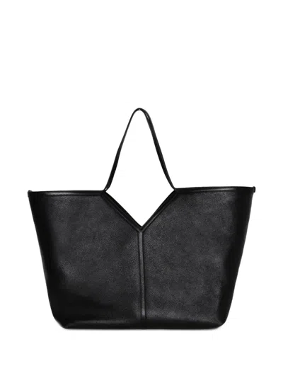 Saint Laurent Y Leather Tote Bag In Blue