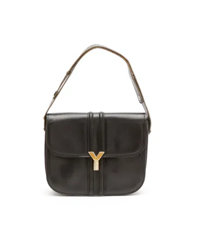 Saint Laurent Y-line Bag In Black