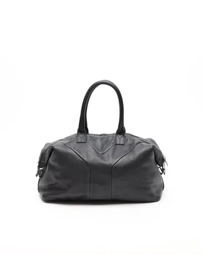 Saint Laurent Y-line Boston Bag In Black