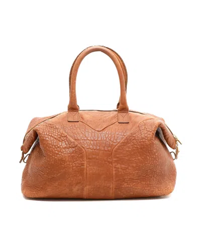 Saint Laurent Y Line Tote Bag In Brown
