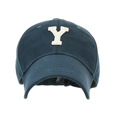 Saint Laurent 'y' Patch Baseball Cap In Green