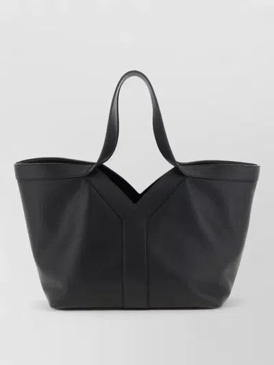 Saint Laurent Y Signature Tote Bag Dual Handles In White