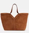 Saint Laurent Y Suede Tote Bag