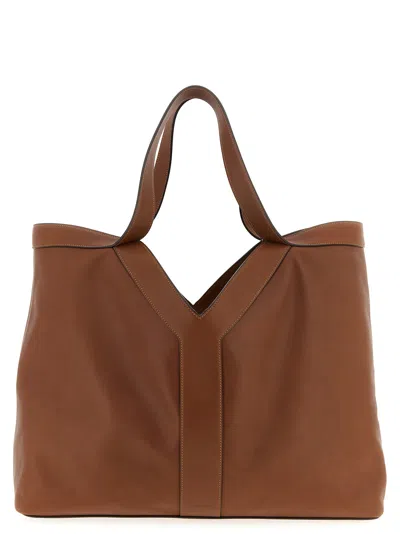 Saint Laurent Y Tote Bag Brown