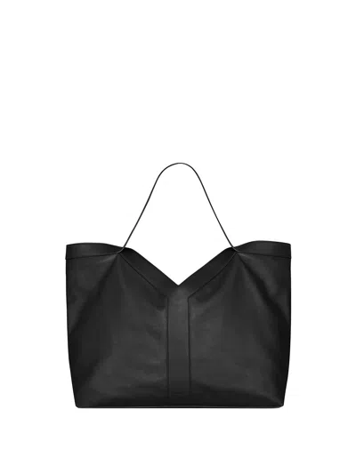 Saint Laurent `y` Tote In Black