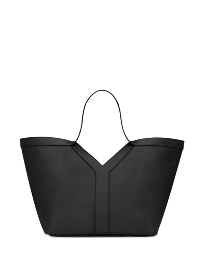 Saint Laurent `y` Tote In Black
