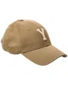 Saint Laurent Y Varsity Cap In Brown