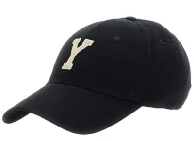 Saint Laurent Y Varsity Cap In Gabardine In Neutral