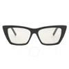 Saint Laurent Yellow Cat Eye Ladies Sunglasses Sl 276 Mica 038 53 In Yellow