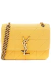 Saint Laurent Yellow Jersey Jamie Mini Shoulder Bag (authentic Pre-loved) In Yellow