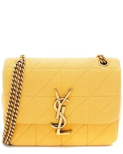 Saint Laurent Yellow Jersey Jamie Mini Shoulder Bag (authentic Pre-loved)