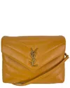 Saint Laurent Yellow Leather Quilted Toy Loulou Crossbody (authentic Pre-loved)