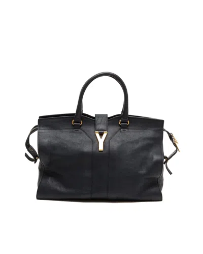 Pre-owned Saint Laurent Y-line Tote Bag In Navy