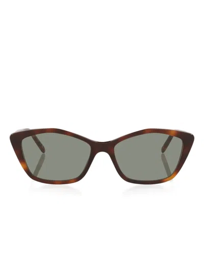 Saint Laurent Sl 775 Sunglasses In Brown