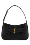 Saint Laurent Crocodile Embossed Hobo Bag With Gold-tone Hardware In 1062