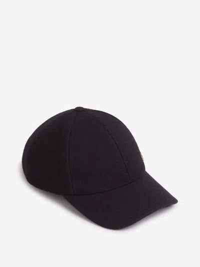 Saint Laurent Ysl Baseball Cap In Black