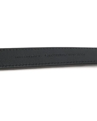 Saint Laurent Ysl Belt, Size 100 In Black