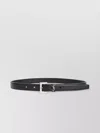 Saint Laurent Ysl Belt With Adjustable Design And Multiple Holes In Black