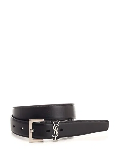 Saint Laurent Ysl Belts Black