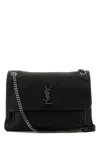 Saint Laurent Women Black Leather Large Niki Bag
