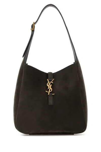 Saint Laurent Ysl Bo Mng S Le 5a7 In Brown