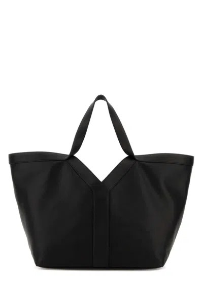 Saint Laurent Ysl Bo Y Tote Bag L In Black