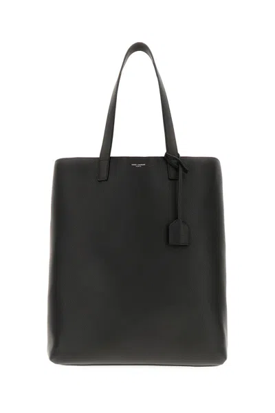 Saint Laurent ' Bv Bold' Shopping Bag In Black