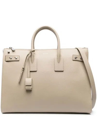 Saint Laurent Ysl Bv Sdj Tote In Neutral