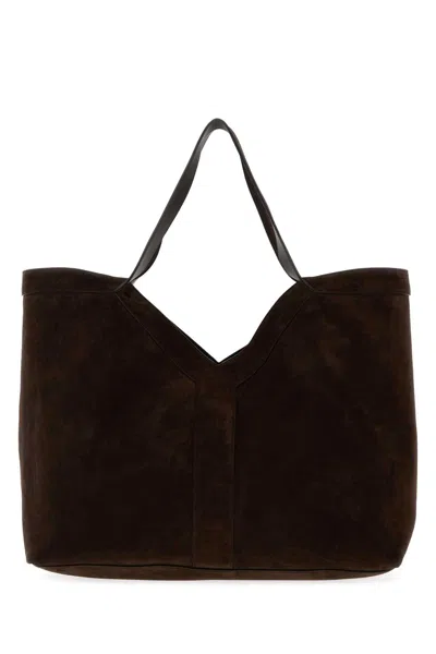 Saint Laurent Ysl Bv Y Large Tote Light Sued In Brown