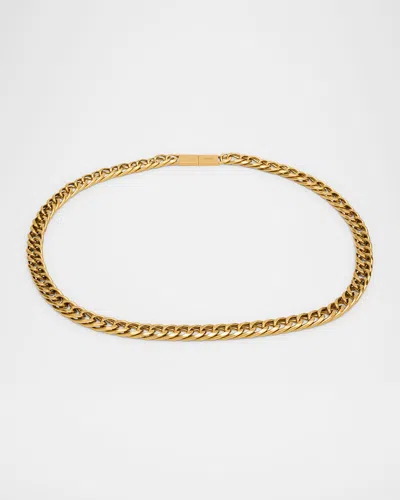 Saint Laurent Ysl Chain Belt In 0537 Light Bronze Free