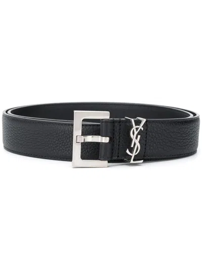 Saint Laurent Ysl Cintura Milo In Black