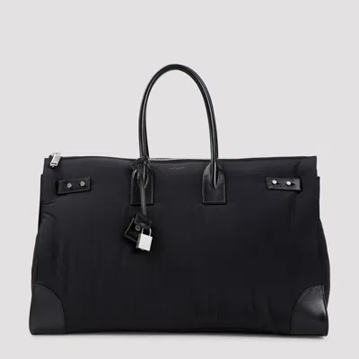 Saint Laurent Ysl Duffle Bag In Black