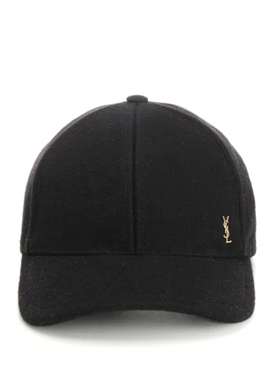 SAINT LAURENT YSL HATS BLACK