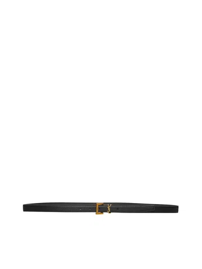 Saint Laurent Ysl Leather Belt