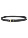 Saint Laurent Ysl Logo Belt In Black